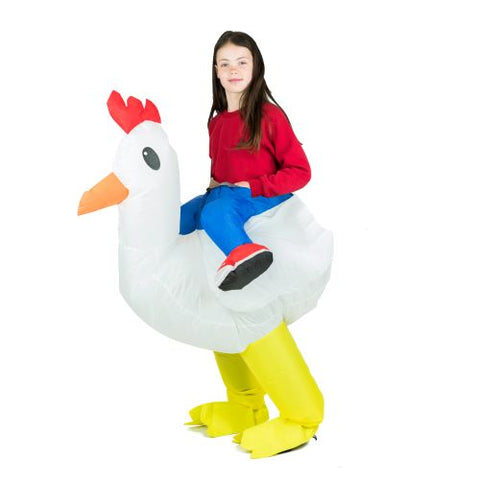 Costume da pollo gonfiabile per bambini