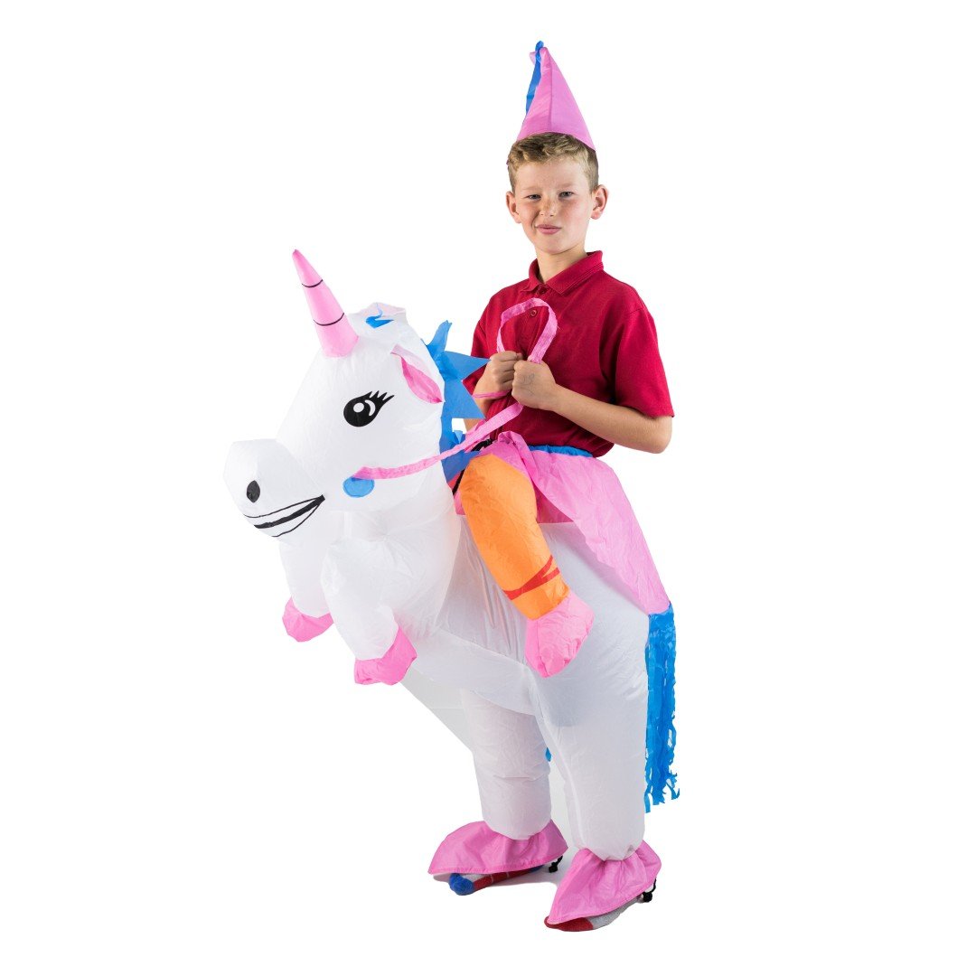 Costume Gonfiabile da Unicorno per Bimbi
