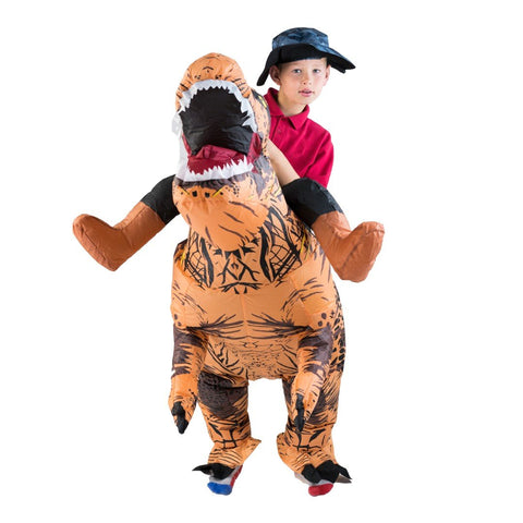Costume Gonfiabile Deluxe da Dinosauro per Bimbi