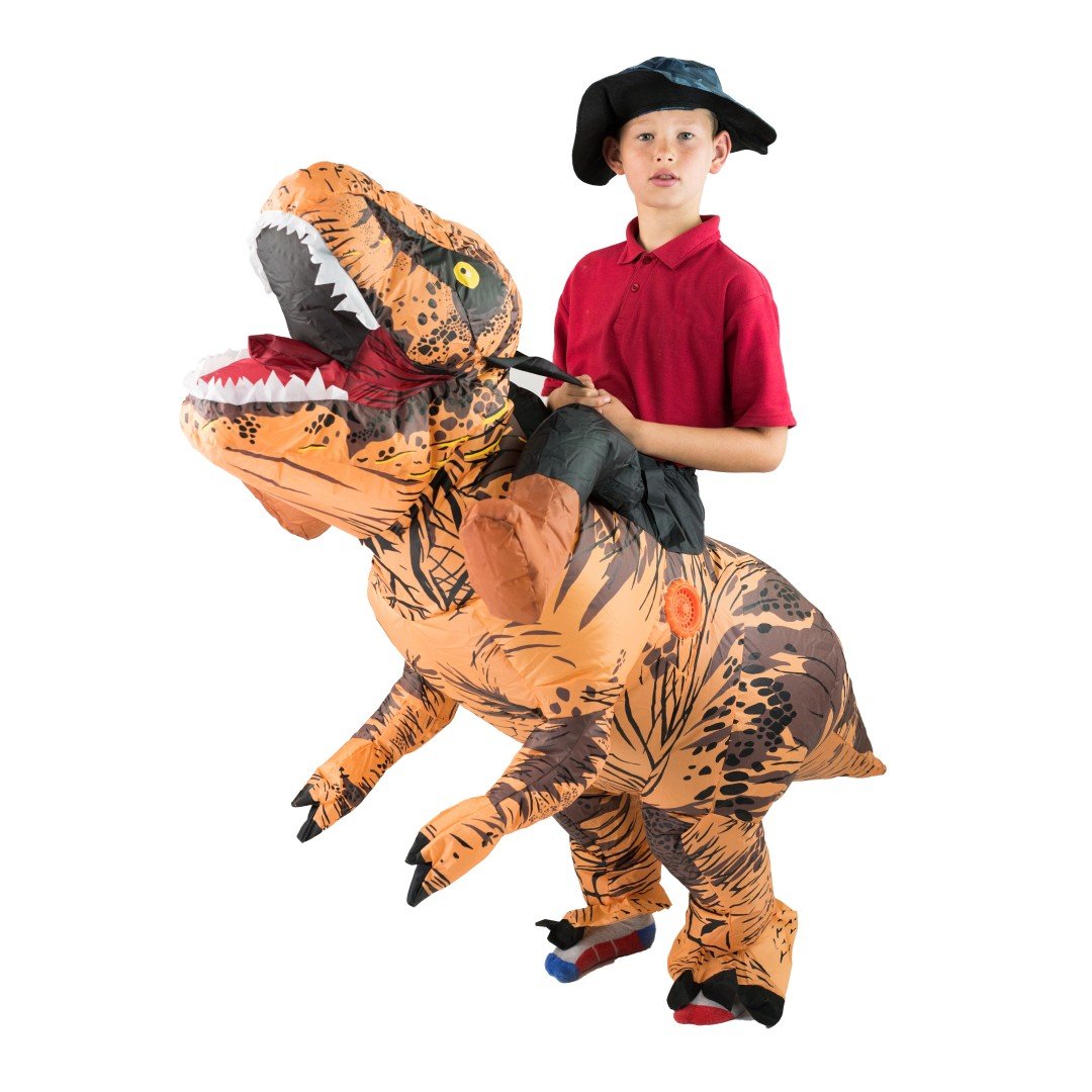 Costume Gonfiabile Deluxe da Dinosauro per Bimbi