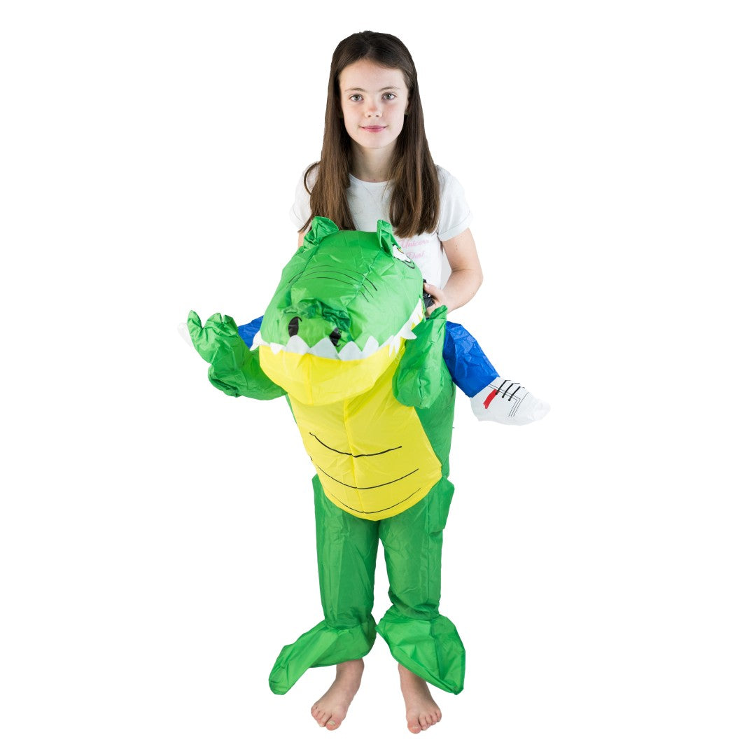 Costume  Gonfiabile da Coccodrillo per Bimbi