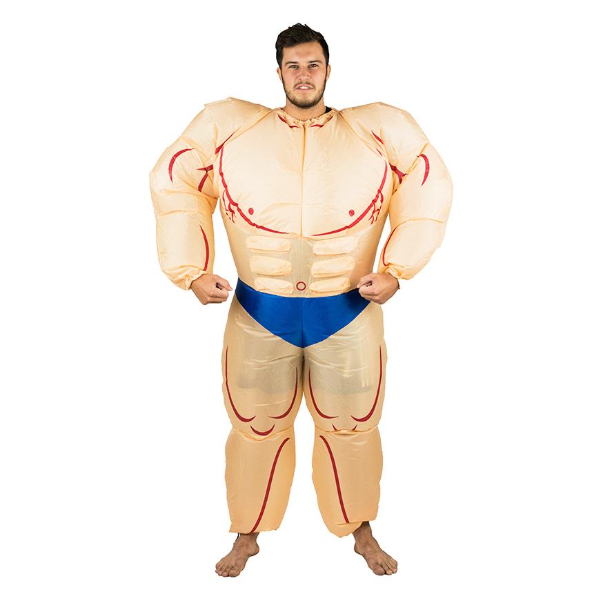 Costume Gonfiabile Completo da Uomo Muscoloso