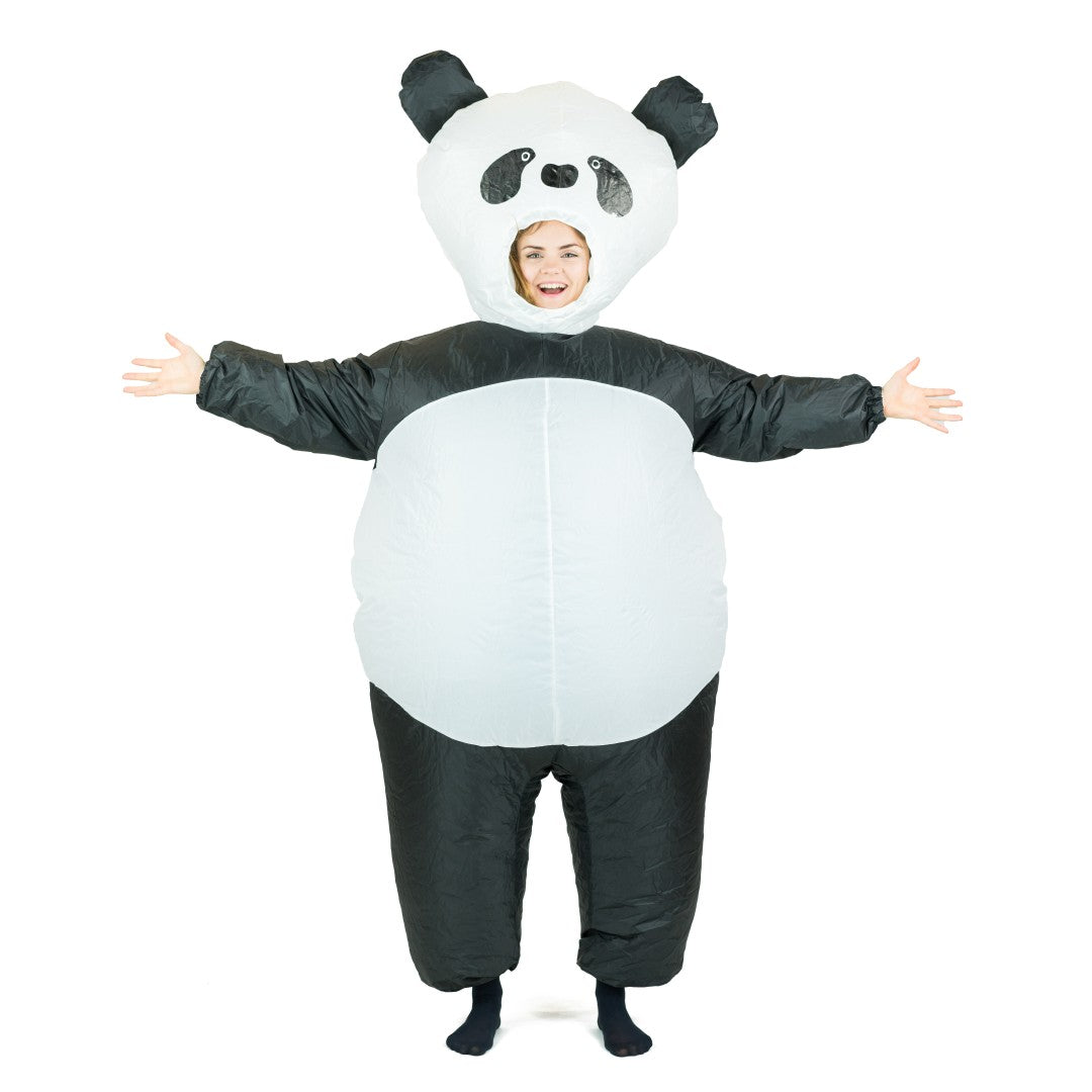 1 Set Di Costumi Gonfiabili Panda 3D Per Bambini Di Medie Dimensioni Può  Cavalcare Panda Mounts Abbigliamento Gonfiabile
