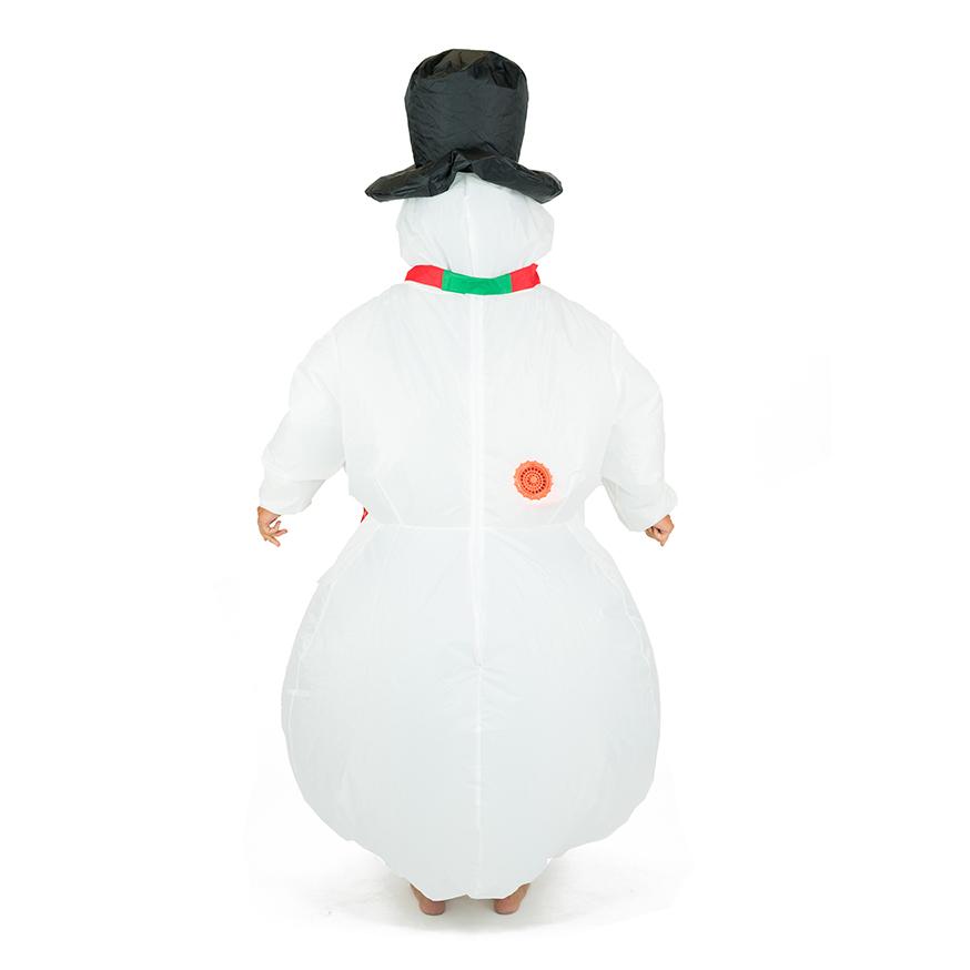 Costume Gonfiabile da Pupazzo di Neve