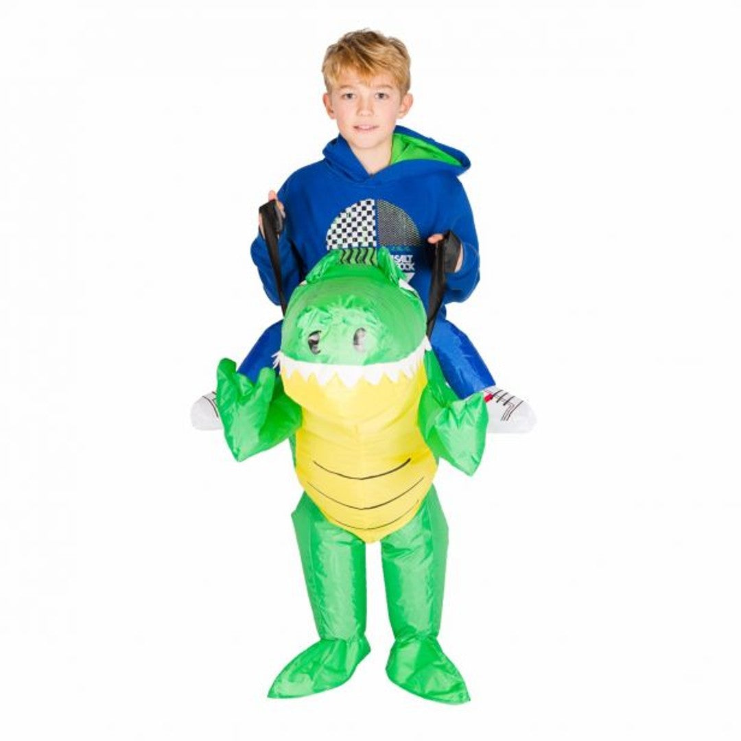 Costume  Gonfiabile da Coccodrillo per Bimbi