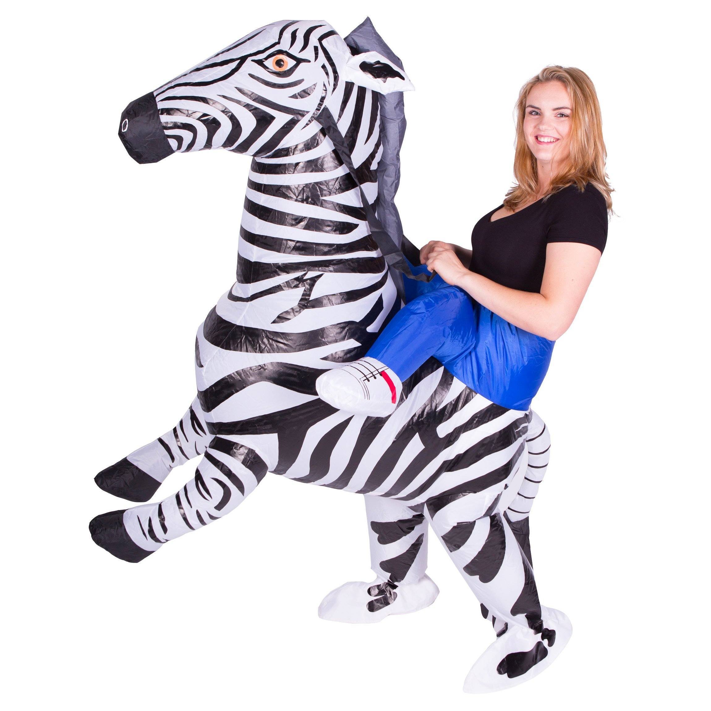 Costume Gonfiabile da Zebra