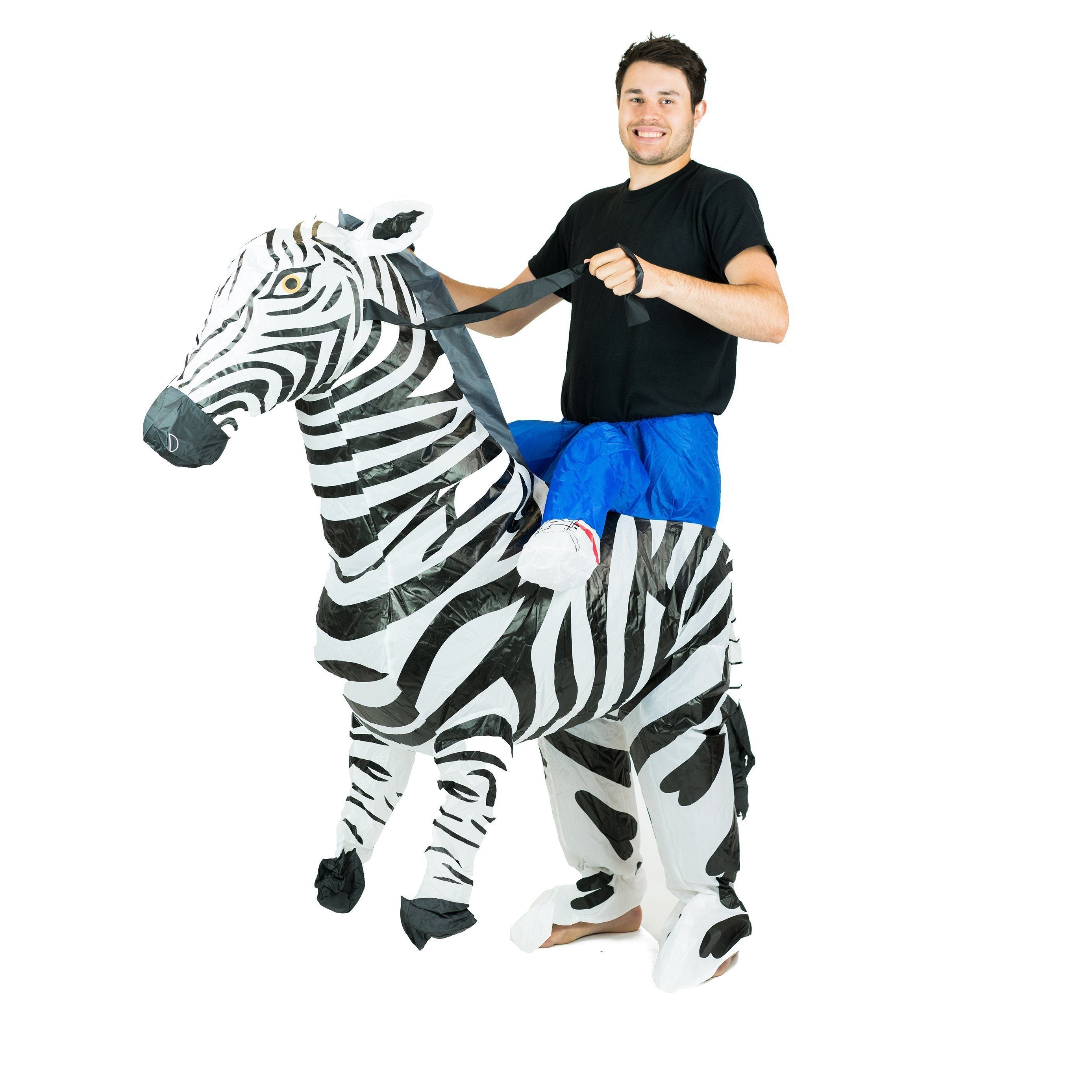 Costume Gonfiabile da Zebra