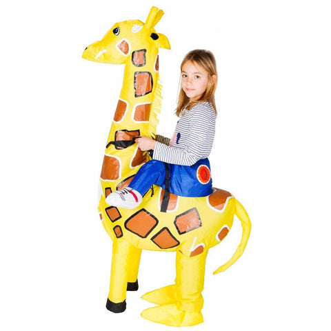 Costume Gonfiabile da Giraffa per Bimbi