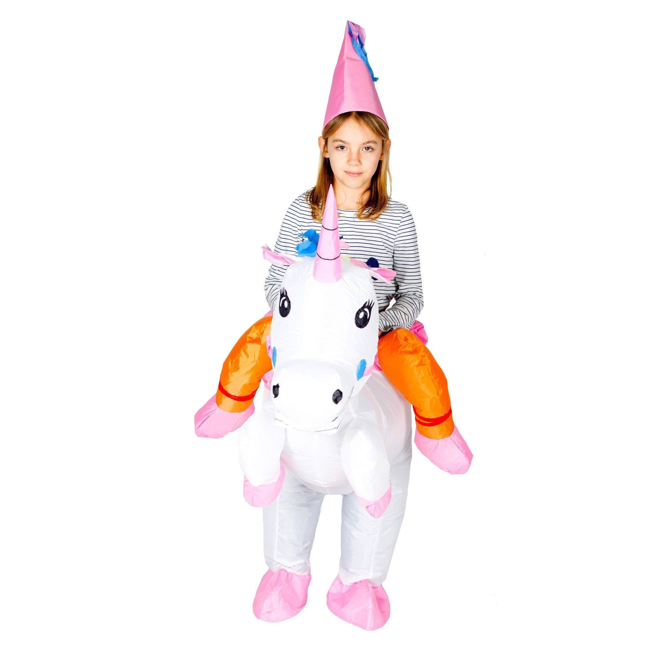 Costume Gonfiabile da Unicorno per Bimbi