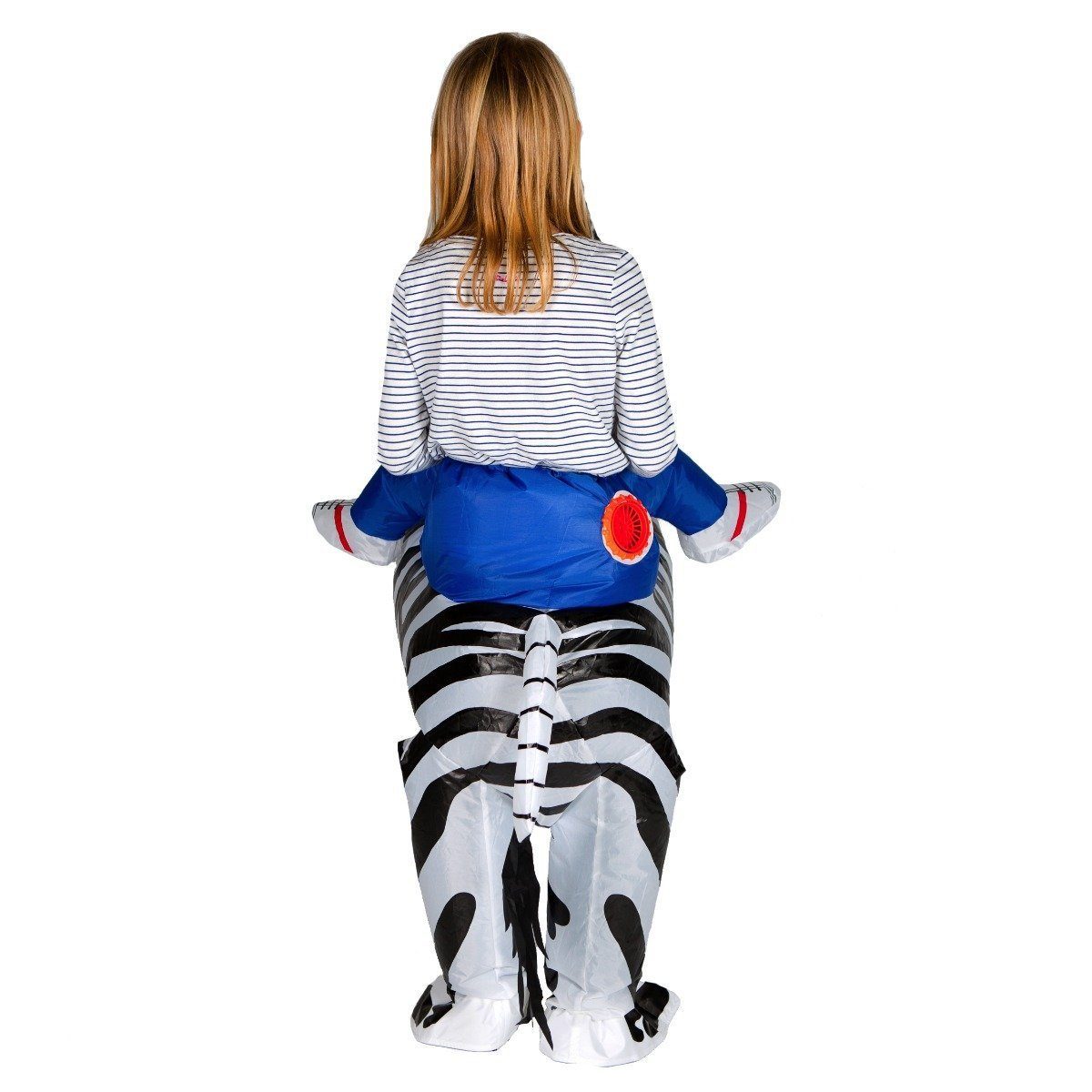 Costume Gonfiabile da Zebra per Bimbi